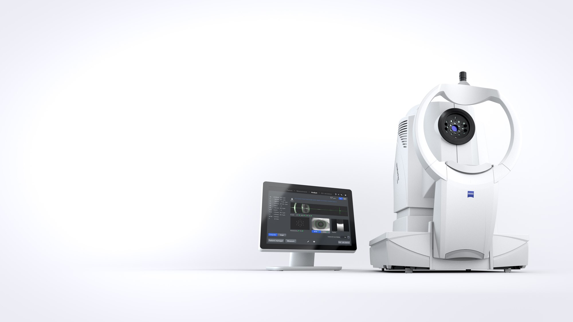 Modern diagnostic biometry equipment